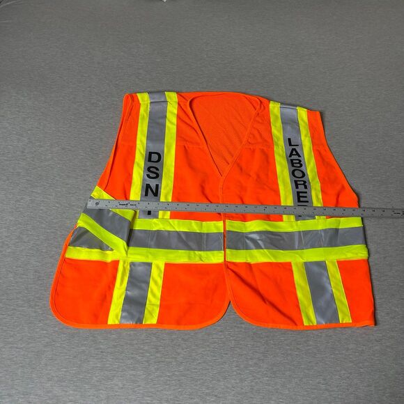 Gerber Outerwear DSNY Labor Men’s Reflective Night Worker Vest - Picture 3 of 9